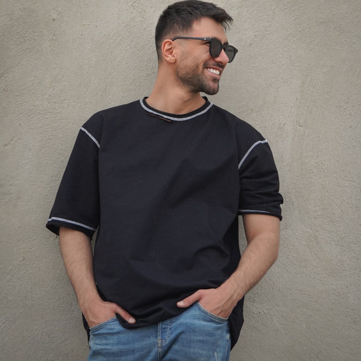 Men's Casual Henley Shirt — alternate view
