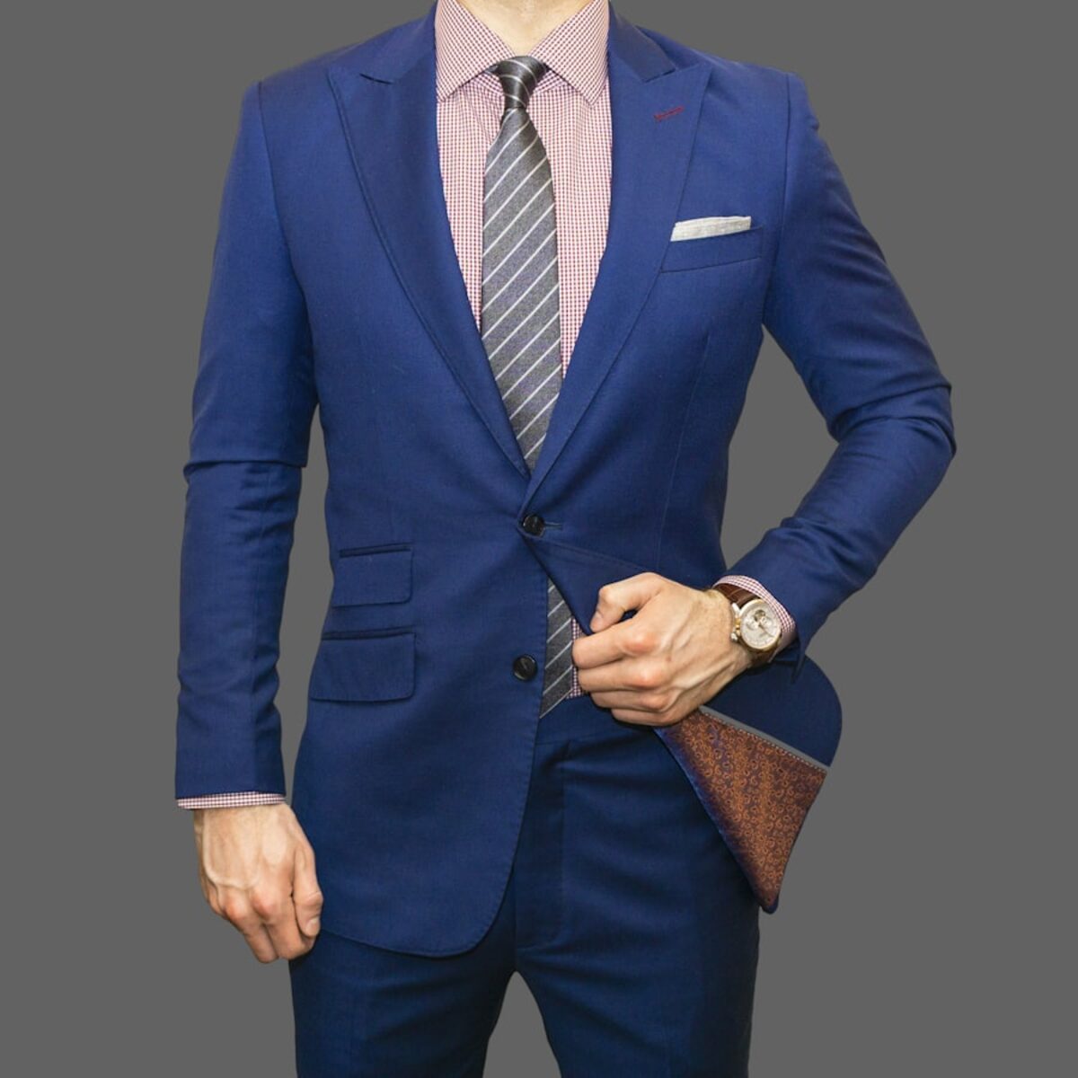 Silk Pocket Square — alternate view